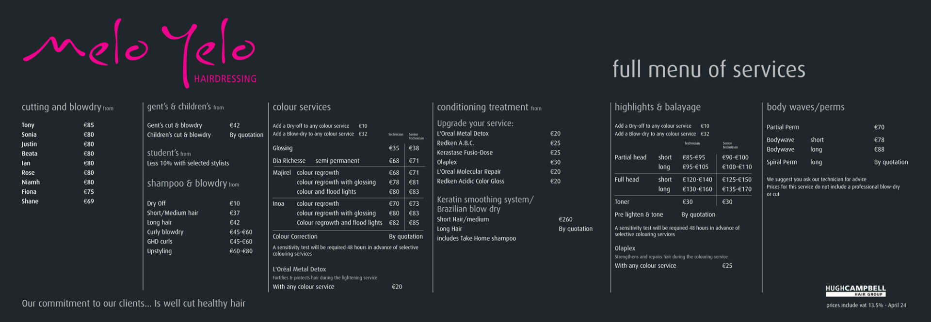 Melo Yelo Price List Nov 24 Melo Yelo Price List Nov 24