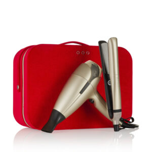 Ghd Platinum+ & Helios Deluxe Gift Set in Champagne Gold Ghd Platinum+ & Helios Deluxe Gift Set in Champagne Gold